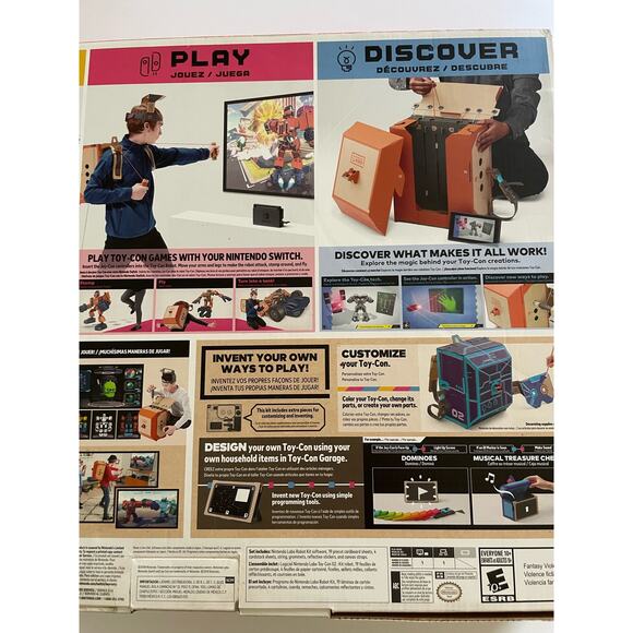 Nintendo Labo Switch Toy-Con 02 Robot Kit Unopened - Picture 7 of 9